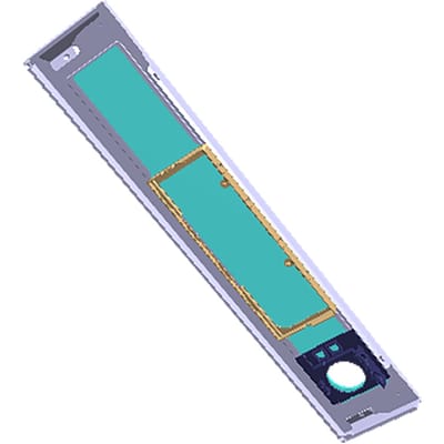 AEG controlepaneel, inox 140206545018