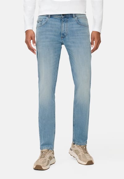 camel active fleXXXactive® denim 5-Zak Regular Fit Broek - Maat menswear-32/30 - Lichtblauw