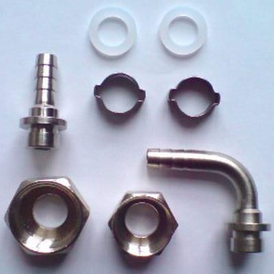 CO2 Slangtules - voor biertap set, 8 stuks - 7mm
