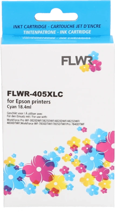 FLWR - Cartridges / Epson 405XL / cyaan / Geschikt voor Epson