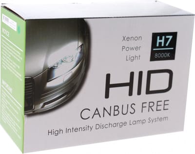 Blanco Canbus HID-Xenon set H7 8000K AC Slim-Ballast
