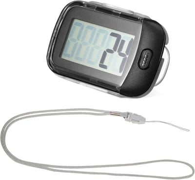 Stappenteller Clip-on - Pedometer Fitness Tracker - Stappen Tellen - 3D Stap Detectie - 6.2 x 6.2 x 6.2 cm