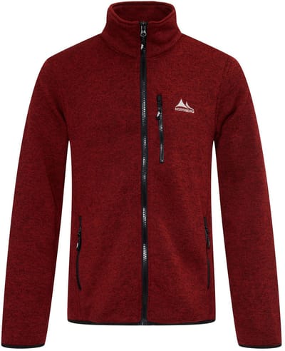 Nordberg Frank Fleece Vest - Heren - Bordeaux melange  - Maat XXL