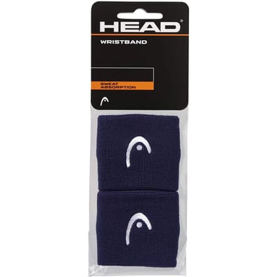 Head Pols Zweetbandjes Klein - Navy - 2 Stuks - Polsbandjes - Unisex - Wristband