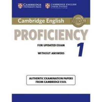 Cambridge English Proficiency 1 For Updated Exam Student's Book Without Answers - Cpe Practice - Cambridge ESOL