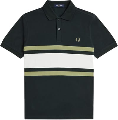 Fred Perry Panelled Polo Shirt