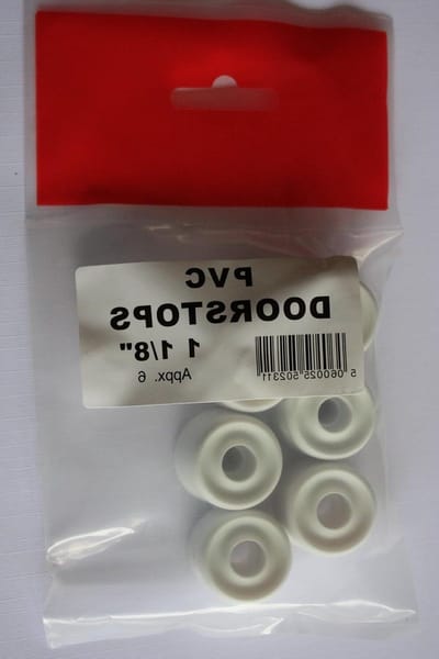 Deurstoppers Set - Vloerbeschermers - Deuren Dempen - Zelfklevend - 6 Stuks - Wit