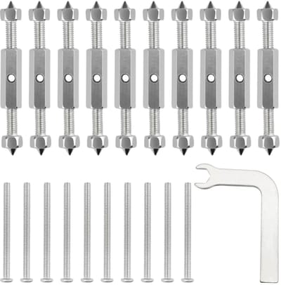 Dailygoody - Wandmontage - Schakelkast-reparatieschroefstang - Metalen type - Instelbare lengte - Duurzaam en robuust - Geschikt voor diverse toepassi