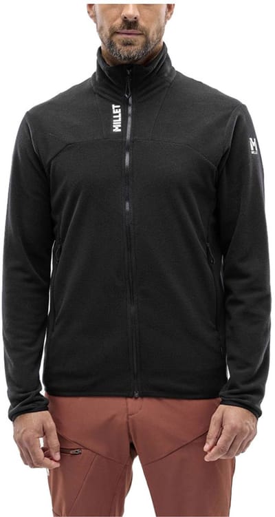 Millet Ubic Lightgrid Fleece Met Volledige Rits Zwart XL Man