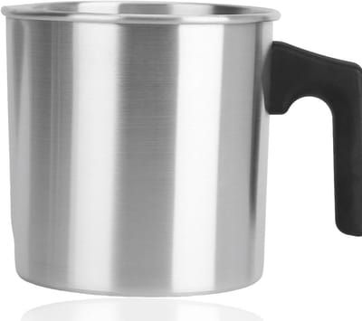 Aluminium Gietpot voor Kaarsen Maken - 1.2 Liter Wax Smeltpan met Handvat