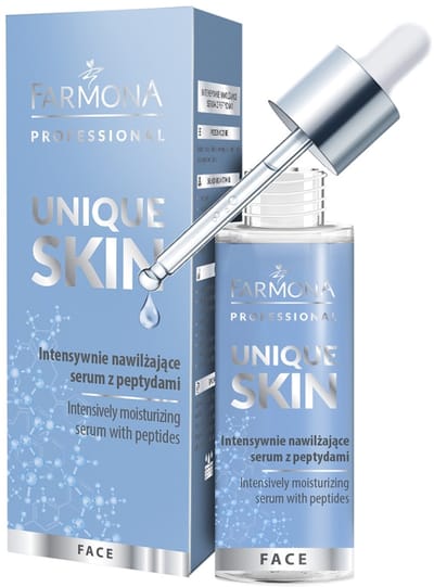 Unique Huid FARMONA - Gezichtsserum - Hydraterend, met peptiden en algen, 30 ml
