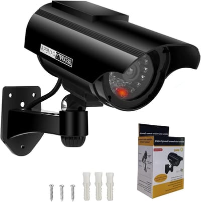 Dummy Camera - Valse Beveiliging - Huis Beveiligen - Knipperend LED - 1 Pak - Zwart