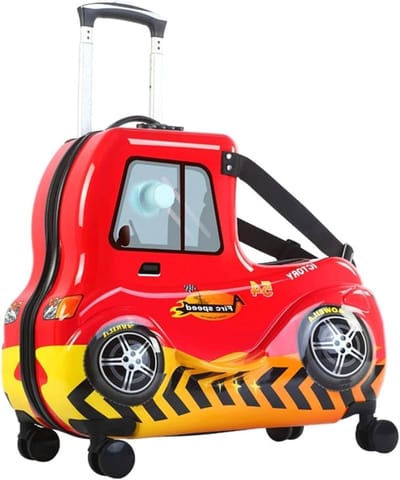 Kinderkoffer - Reiskoffer Trolley - Reizen Vervoeren - Waterdichte Hardshell - 24 inch - Zwart