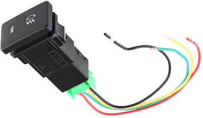 Store_8 - Auto Mistlamp Schakelaar - Drukknop - Eenvoudige installatie - Gele Indicator - 4 Draad - Geschikt voor Highlander Ralink