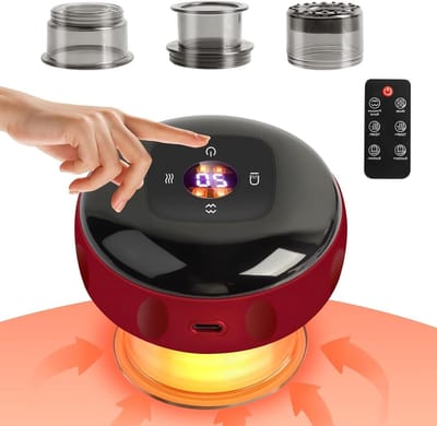 Elektrisch Cupping Apparaat - Vacuüm Massage - Spierontspanning Thuis - 12 Temperatuur Niveaus - 94 x 94 x 78 cm