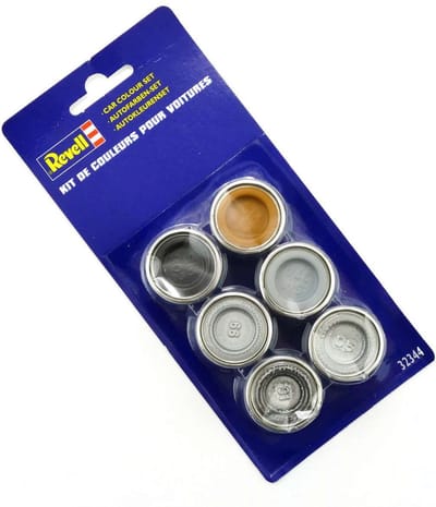 Revell Hobbyverf Enamel verf - 32344 Car Colours - Enamel Set Verf set - 6x 14 ml