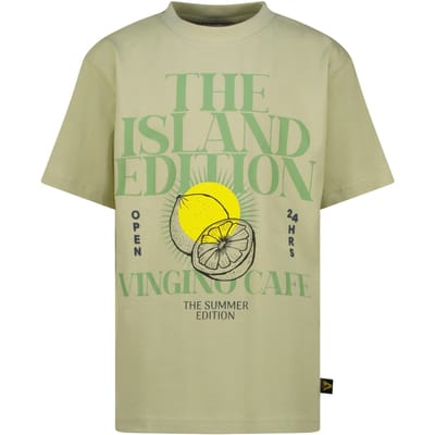 Vingino Boys Haigo T-shirt Keswick Green Size: 10 | T-shirts Outlet | Unisex | Groen