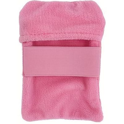 Strandzand Verwijderingshandschoenen - Modern Geometrisch Koraalfleece, Lichtgewicht & Handwasbaar voor Buitengebruik aan Zee, Zandbestendige Strandhanddoek Sandbag- Small roze