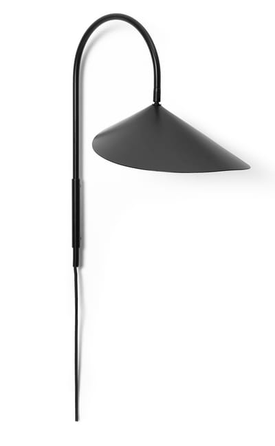 Ferm Living Arum Wandlamp draaibaar - klein - zwart