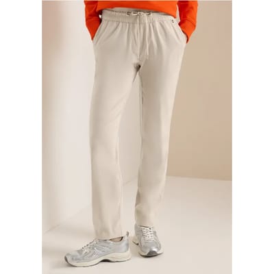 Mid Waist Slim Legs broek in casual fit