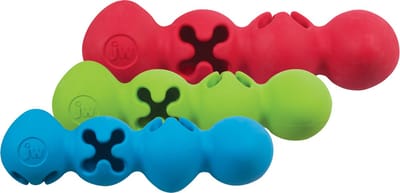 JW Playbites Caterpiller - Hondenspeelgoed - Hondenspeeltje - Large - Meerkleurig - 19,5 cm