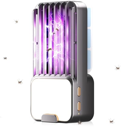 Elektrische muggenlamp - LED-licht - USB - Binnen & Buiten - 100 m² - Zwart