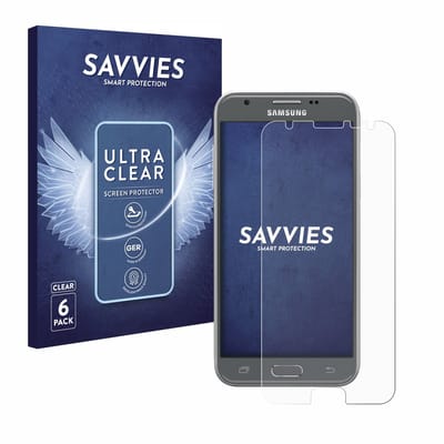 Savvies - Screenprotector voor Samsung Galaxy J3 2017 - Folie Beschermfolie transparant 6 Stuks