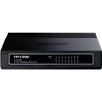 TP-LINK TL-SF1016D TL-SF1016D Netwerk switch 16 poorten 100 MBit/s