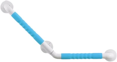 Badkamer Handgreep - Veiligheidshandvat Douche - Ondersteuning Thuis - Glow-in-the-dark Ring - 50 x 26 cm - Blauw