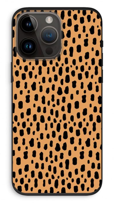 Case Company® - Hoesje geschikt voor iPhone 14 Pro Max hoesje - Panter - Biologisch Afbreekbaar Telefoonhoesje - Bescherming alle Kanten en Schermrand