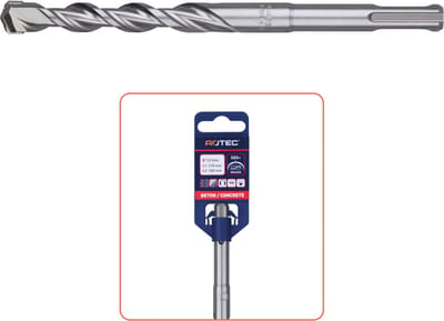 Rotec type 200 hamerboor, SDS+, V-breaker, Ø 5,0 x 80 x 140 mm.