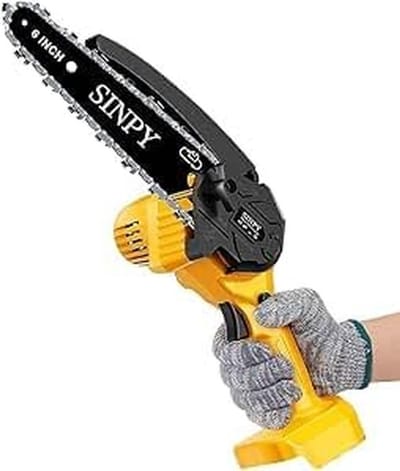 Elektrische Minikettingzaag 6 inch voor Snoeien en Zagen