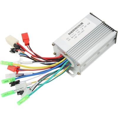 Elektrische Borstelloze Motorcontroller Motorsnelheidsregeling Elektrische Scooter Fiets Motorcontroller 36V 48V 350W white