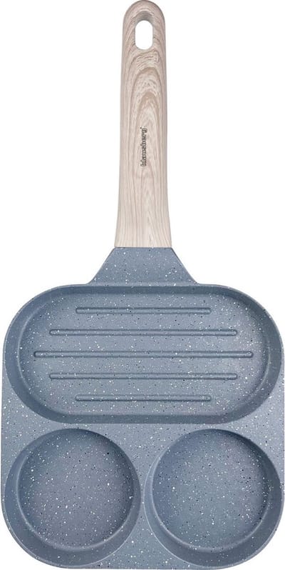 Klausberg 7817 - Pan voor Eieren - burgers - pannenkoeken - Grijs - Anti-aanbakpan