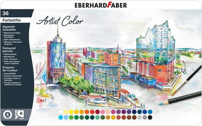 Eberhard Faber aquarelpotlood - Artist Color - 36 stuks - metaaletui - EF-516036