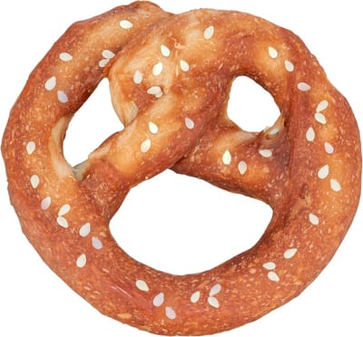 Trixie - Denta fun Pretzel - Eendeborst - 9cm - 40gr - 100st