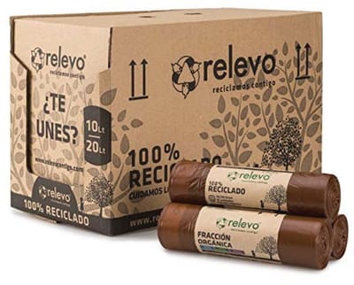 100% gerecyclede vuilniszakken - Extra sterk, 20L, 525 stuks