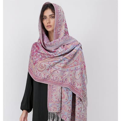 Écharpe Hijab Pashmina Bohème Long Châle Musulman Cachemire Féminin Foulard Turban Doux Enveloppements de Tête pour Femmes Bandeau Luxe gray