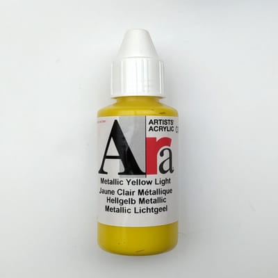 Acrylverf Ara 100ml - Metallic Lichtgeel - C530