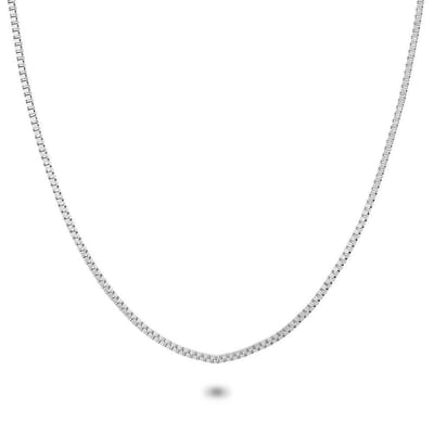 Twice As Nice Halsketting in edelstaal, venetiaan ketting 1,5 mm 70cm+5cm