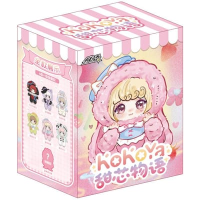 Nieuw op voorraad Verrassing Officiële Kokoya Sweet Heart Story Serie Blind Box Populaire Rugzak Hanger Vinyl Pluche Speelgoed Mooie Cadeaus voor Meisjes white
