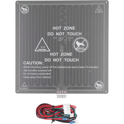 3D Printer Verwarmd Bedplaat Aluminium Verwarmde Mat Vervanging 12V met Draad voor Anet A8 A6