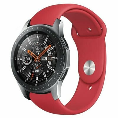 By Qubix - Rubberen sportband - Rood - geschikt voor Huawei Watch GT 6 / GT 7 / GT 6 pro / GT 7 pro - 46mm