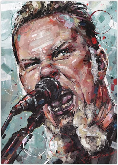 James Hetfield poster 29,7x42 cm (A3)