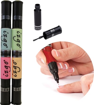 IZGO Naildesign2 in 1 Nagellak DUO  Nail Art Pen Spring Pastels Set