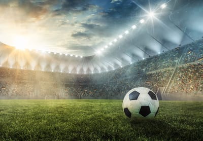 Vliesbehang - Fotobehang - Voetbal - Stadion - Voetbalveld - Voetbalkamer - (208 x 146 cm)