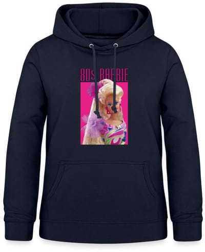 Barbie Portret Karakter Jaren 80 Hoodie Dames