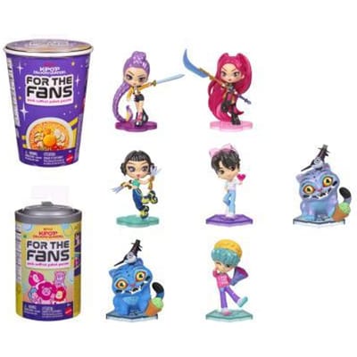 KPop Demon Hunters-verzamelcollectie met alle 6 figuren van 10 cm – Rumi, Zoey, Mira, Jinu, Baby en een geheim personage