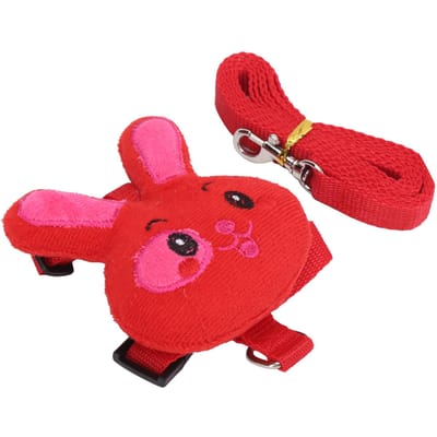 Kleine Huisdier Konijn Fancy Riem en Harnas Set Duurzaam Nylon voor Huisdier Trekkend Wandelen S red