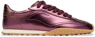 HOFF Bridge Metallics Lila Leren Sneakers